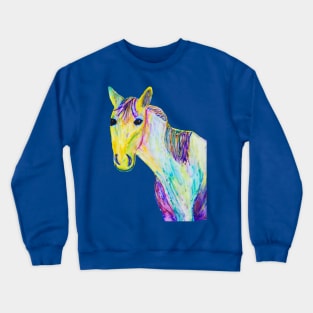 Horse of different color. Crewneck Sweatshirt